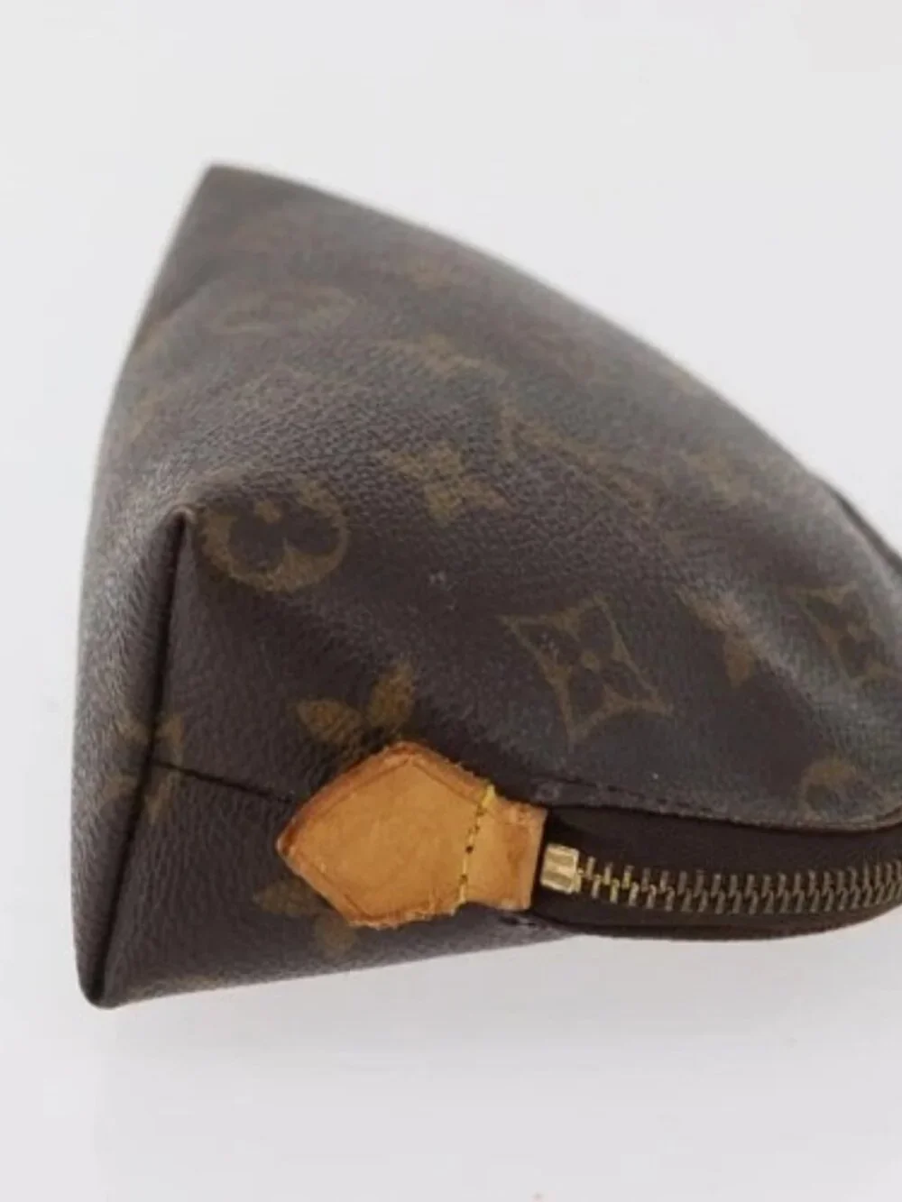 LOUIS VUITTON Monogram Pochette Cosmetic PM Pouch M43998 LV Auth BA13136